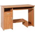 KIER biurko 110 cm z półką na klawiaturę i szufladą