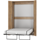 TEDDY 120 łóżko chowane w szafie 200x120 cm