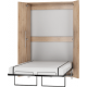 TEDDY 120 łóżko chowane w szafie 200x120 cm