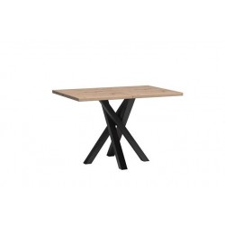 Stół rozkładany z metalowymi nogami 120/160 cm CALI S1