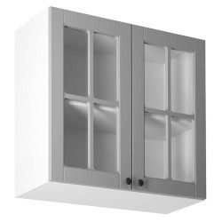 Linea G80S szafka kuchenna wisząca ze szklanymi drzwiami