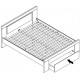 Anticca LOZ/160 łóżko