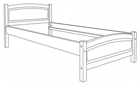 LK 125 łóżko techniczny