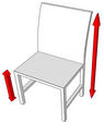 T1 taboret Krzesło wysokość