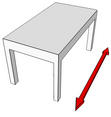 MAX 5P stół rozkładany 120-150 cm szerokość
