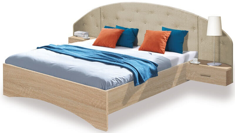 Unico łóżko 160 cm sonoma