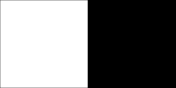 Miki 5 witryna wisząca biały czarny