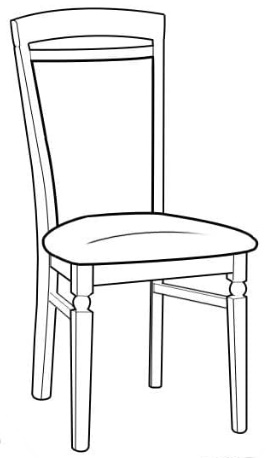 Bawaria krzesło DKRII techniczny