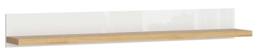 Erla półka POL/158 biały -dąb minerva