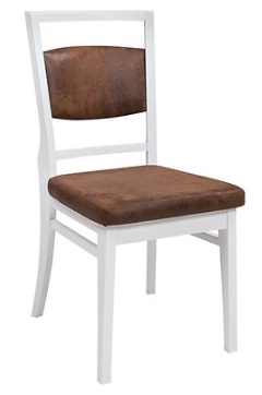 Kalio krzesło biały/złota akacja