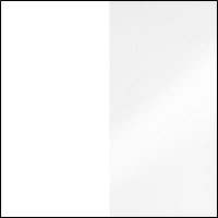 KASPIAN RTV2S 143,5 cm z szufladami biała polysk