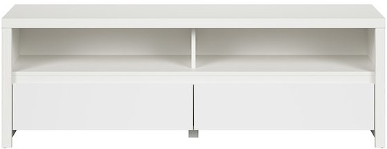 KASPIAN RTV2S 143,5 cm z szufladami biała