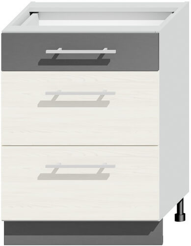 NEXT D60S3 szafka kuchenna z szufladami