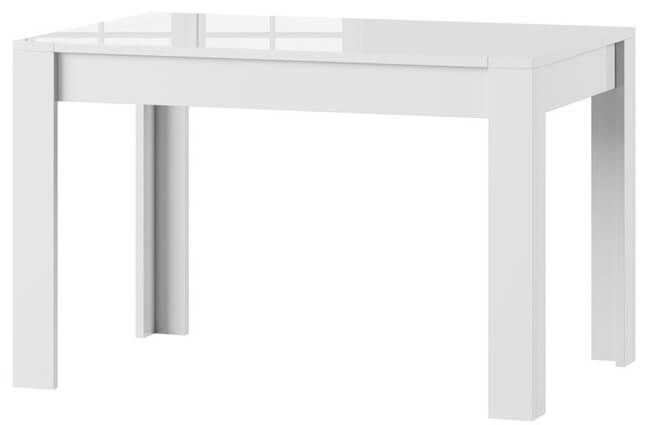 Syrius stół 120-190 cm rozsuwany biały połysk