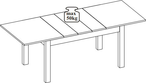 Talis stół 140-215 cm rozsuwany techniczne udźwig