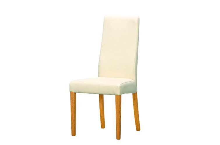 Visio 101 krzesło tapicerowane dąb camargue ekoskóra cayenne 1112